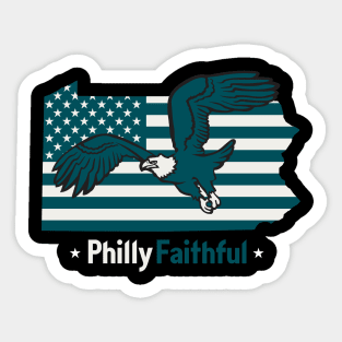 Philly Faithful Philadelphia eagles Sticker